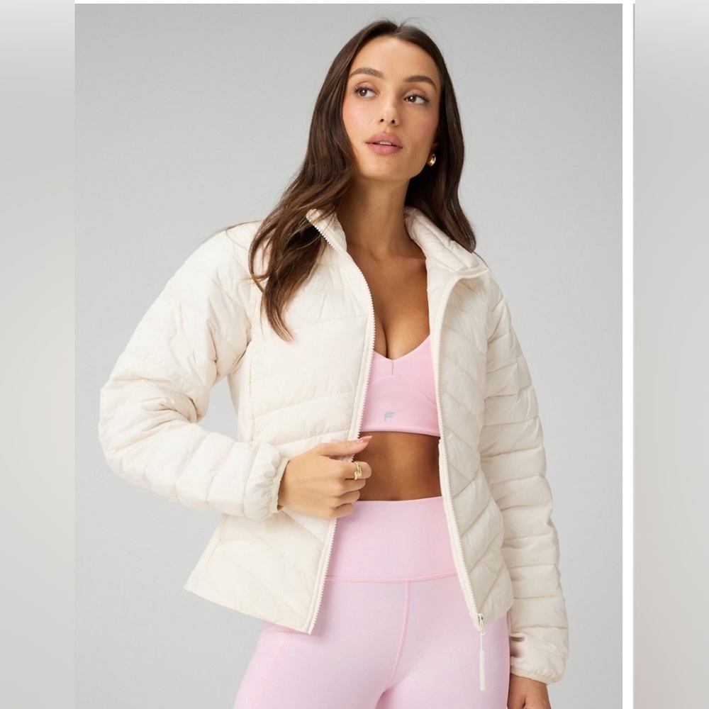 NWT  Fabletics Lightweight Adventure Jacket Bone S